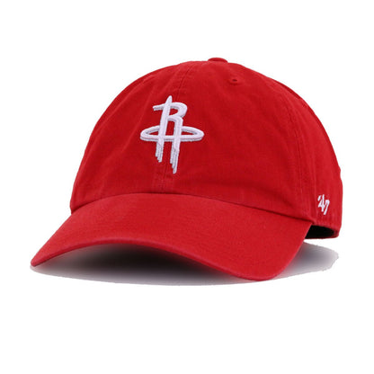 Houston Rockets Front Door Red 47 Brand Clean Up Dad Hat