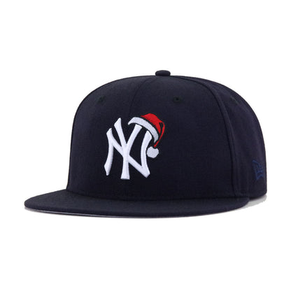 New York Yankees Navy SANTA HAT x CHRISTMAS TREE New Era 59Fifty Fitted