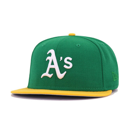 Oakland Athletics Kelly Green A Gold New Era 59Fifty Fitted