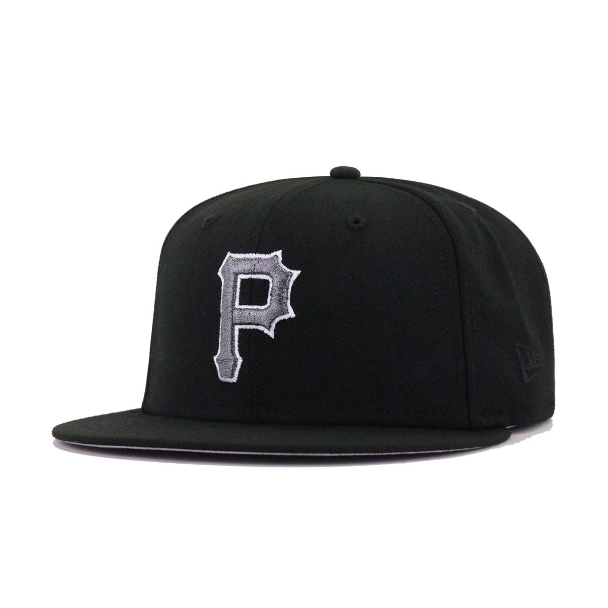 Pittsburgh Pirates Black Metallic Pewter 1960 World Series New Era 59Fifty Fitted
