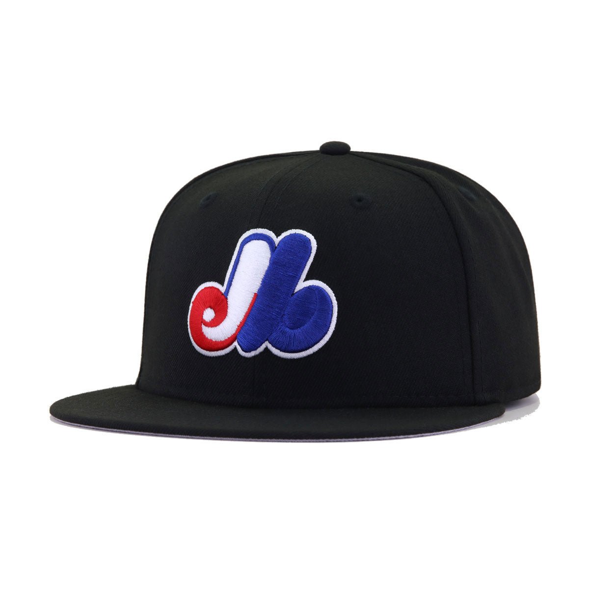 Montreal Expos Black Cooperstown AC New Era 59Fifty Fitted