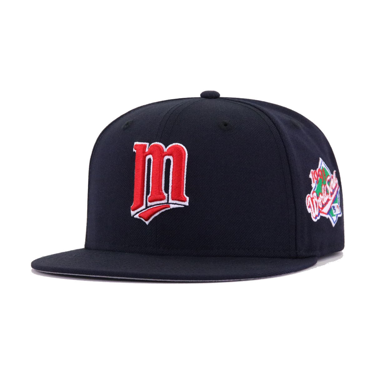 Minnesota Twins Navy 1991 World Series Cooperstown New Era 59Fifty Fitted