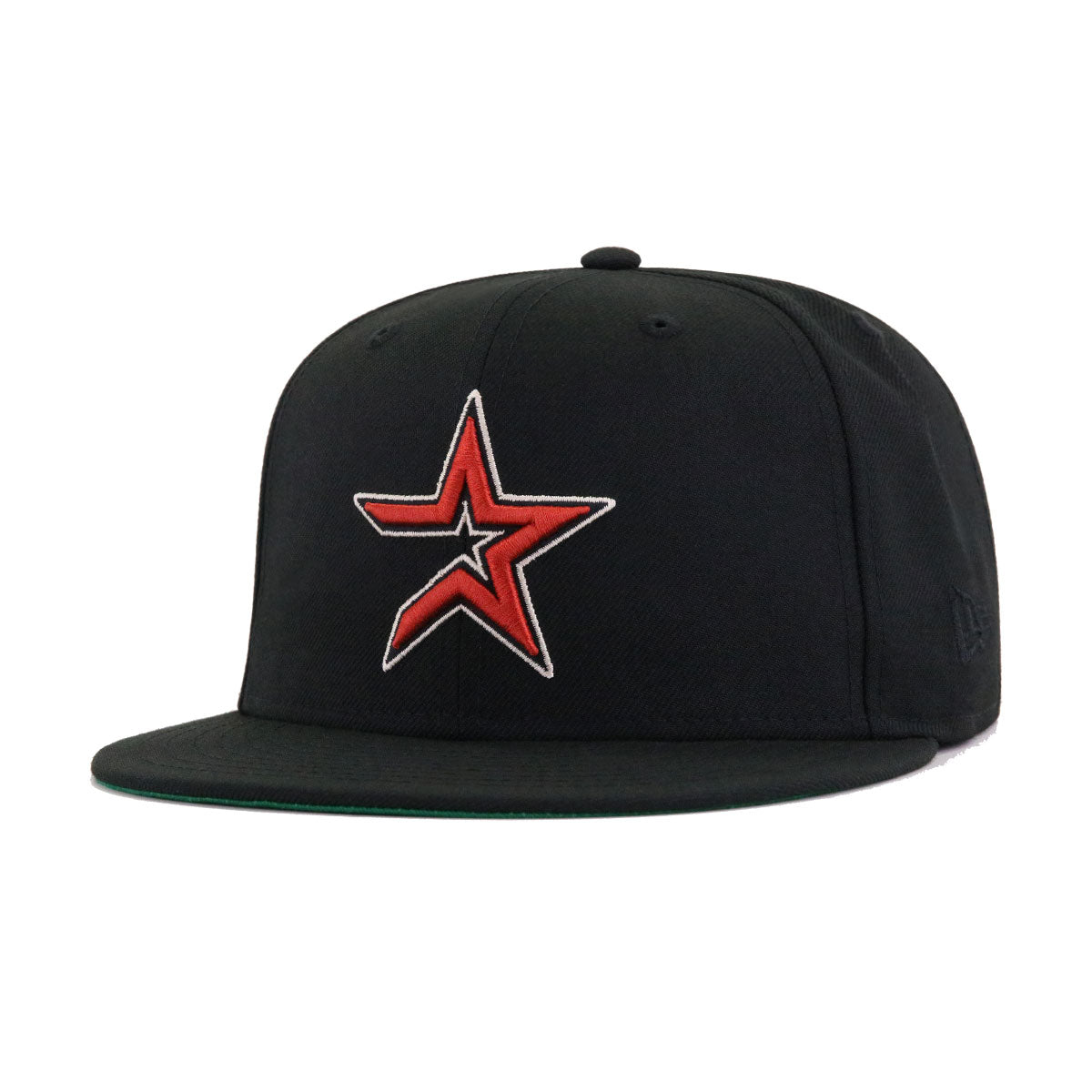 Houston Astros Black 45th Anniversary Green Bottom New Era 59Fifty Fitted