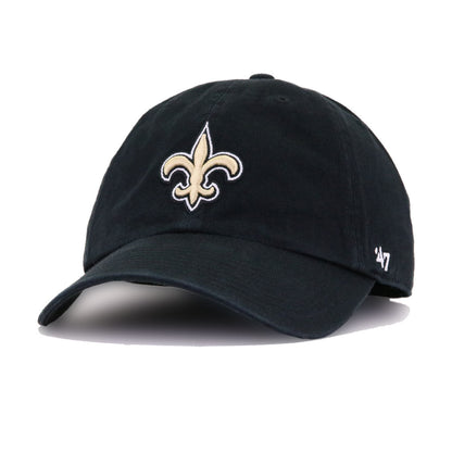 New Orleans Saints Black 47 Brand Clean Up Dad Hat