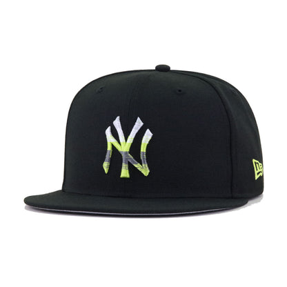 New York Yankees Black NEON BUBBLE GODDESS New Era 59Fifty Fitted