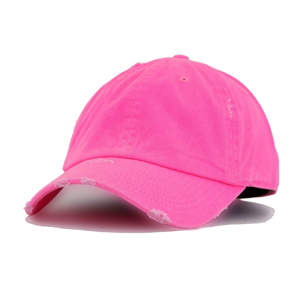 Distressed Neon Pink KBEthos Vintage Dad Hat