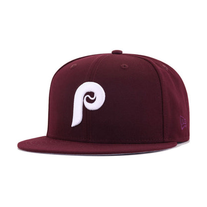 Philadelphia Phillies Maroon New Era 59Fifty Fitted