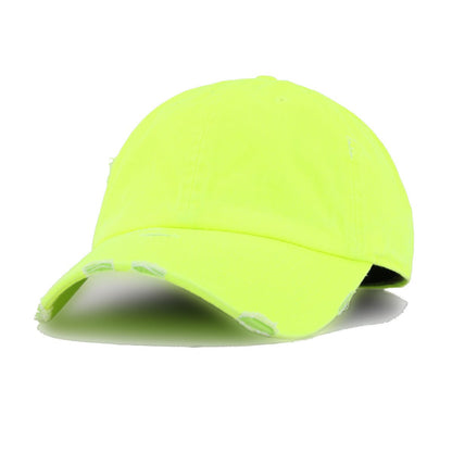 Distressed Neon Yellow KBEthos Vintage Dad Hat