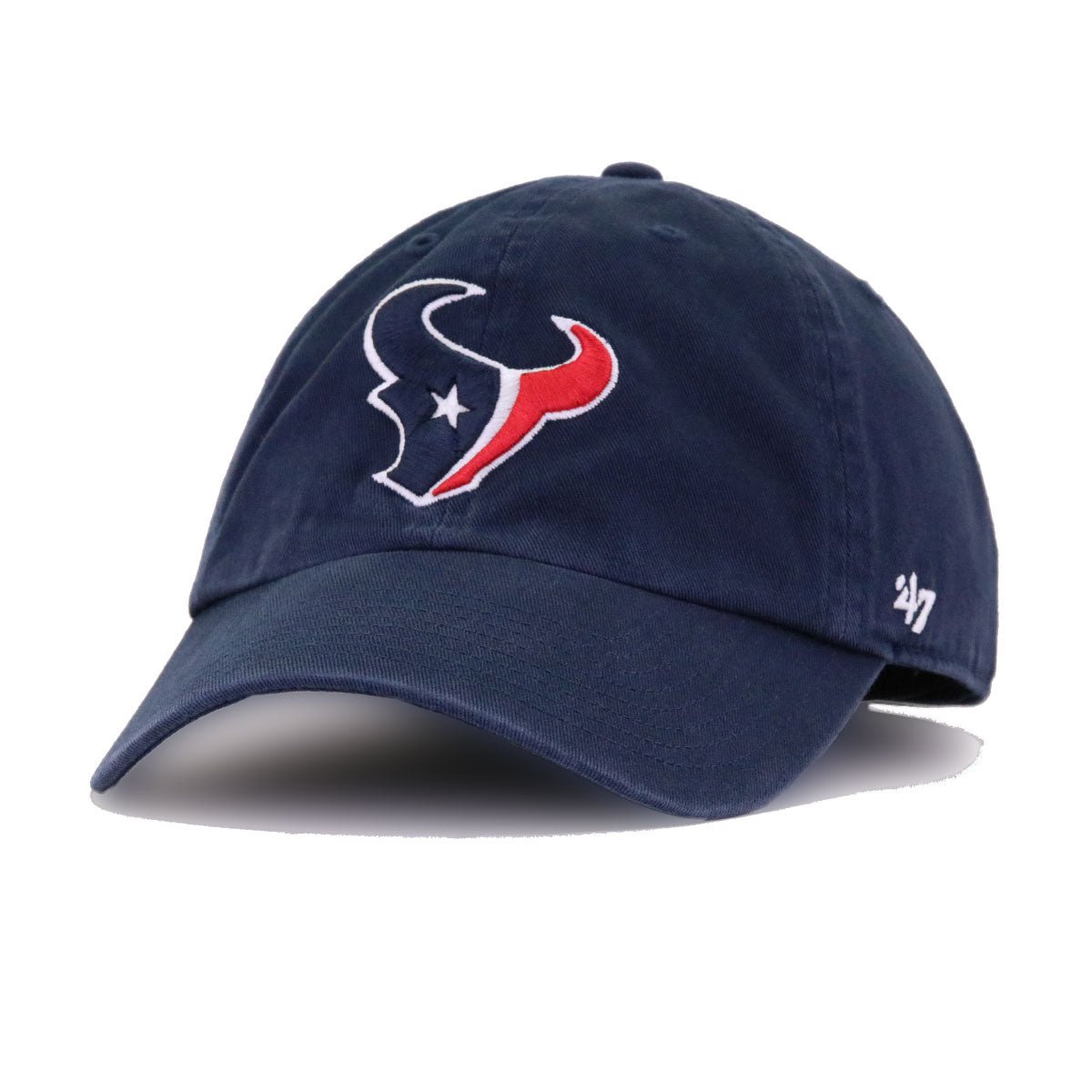 Houston Texans Navy 47 Brand Clean Up Dad Hat