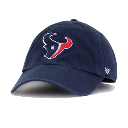 Houston Texans Navy 47 Brand Clean Up Dad Hat