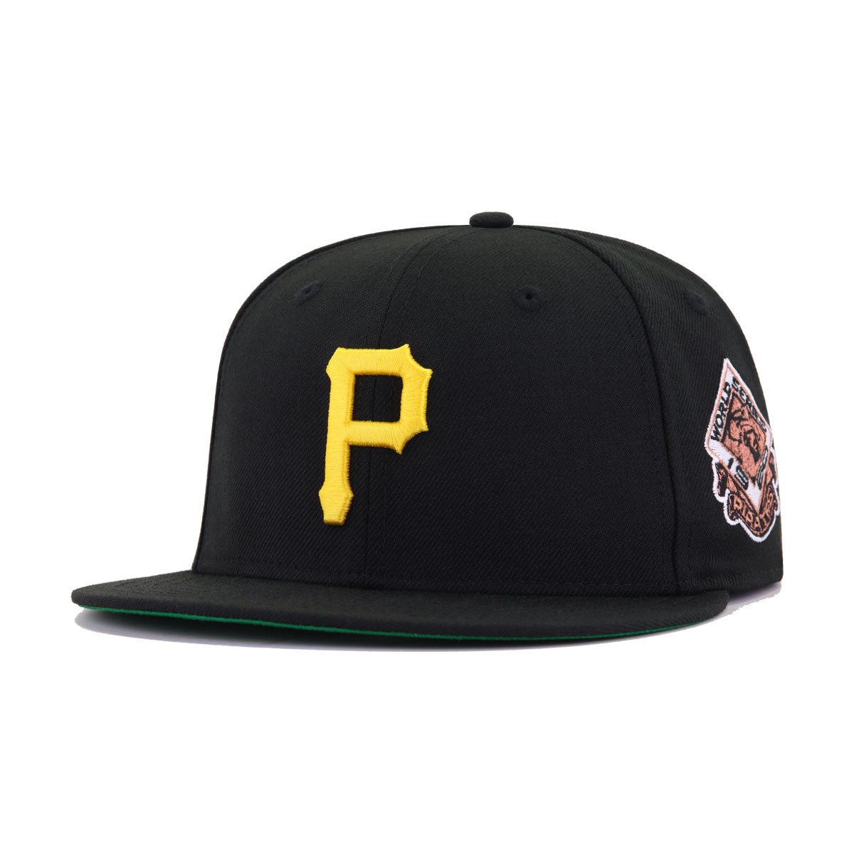 Pittsburgh Pirates Black 1960 World Series Cooperstown Green Bottom New Era 59Fifty Fitted