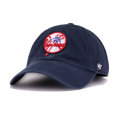 New York Yankees Navy Tophat 47 Brand Clean Up Dad Hat