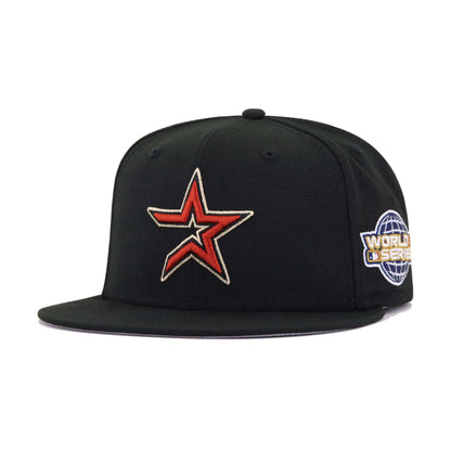 Houston Astros Black 2005 World Series Cooperstown New Era 59Fifty Fitted