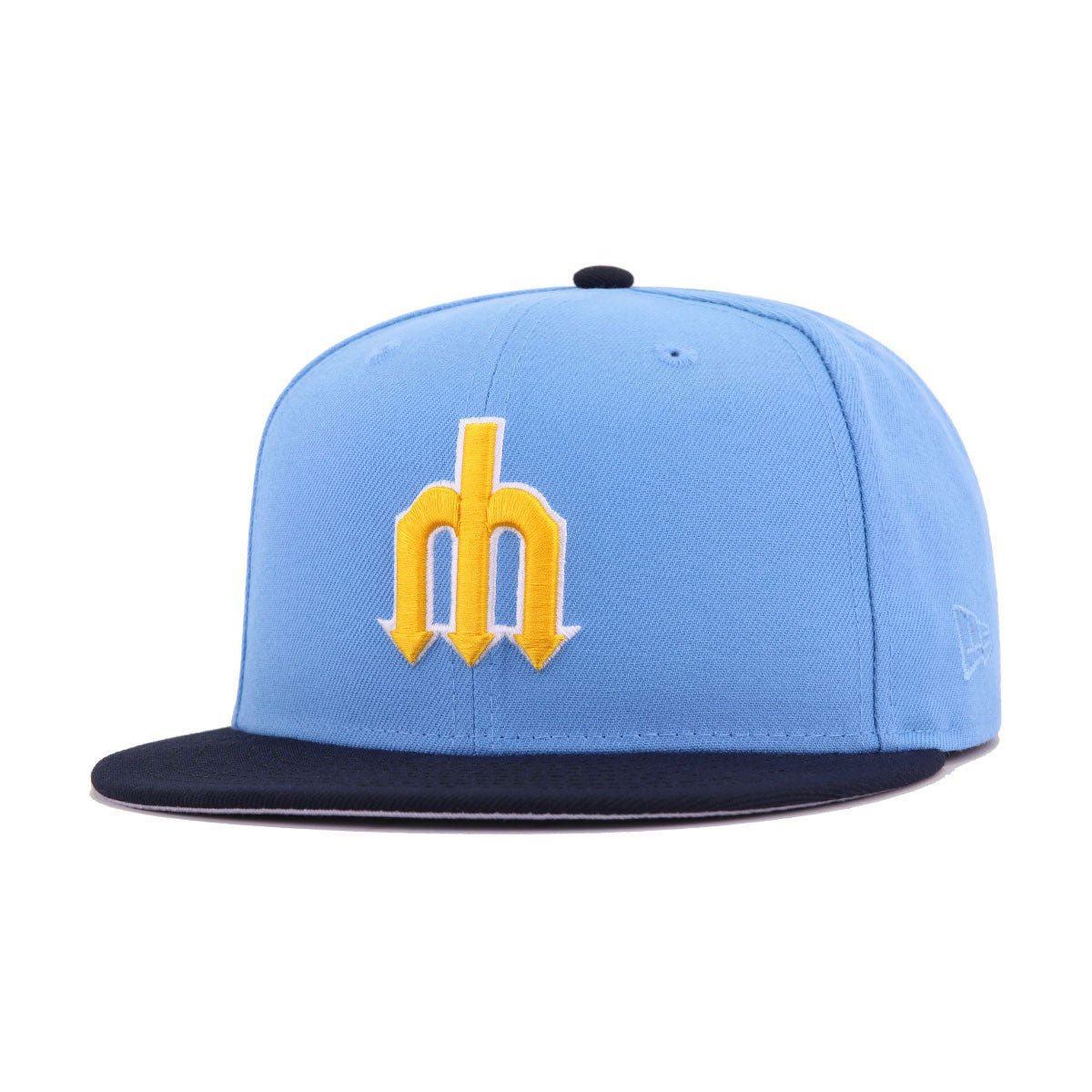 Seattle Mariners Sky Blue Navy 1977 New Era 59Fifty Fitted