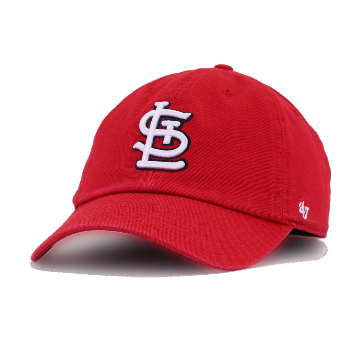 St Louis Cardinals Scarlet 47 Brand Clean Up Dad Hat