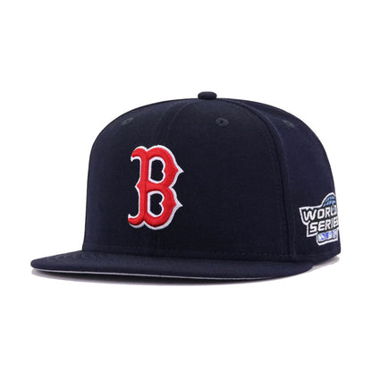 Boston Red Sox Navy 2004 World Series Cooperstown New Era 59Fifty Fitted