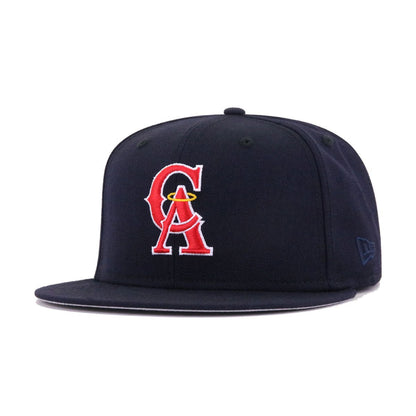 California Angels Navy 60th Anniversary New Era 59Fifty Fitted