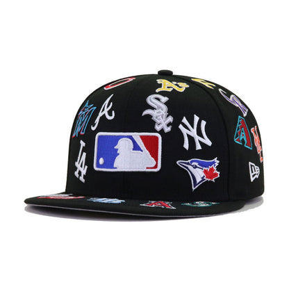 MLB Black ALL OVER New Era 59Fifty Fitted