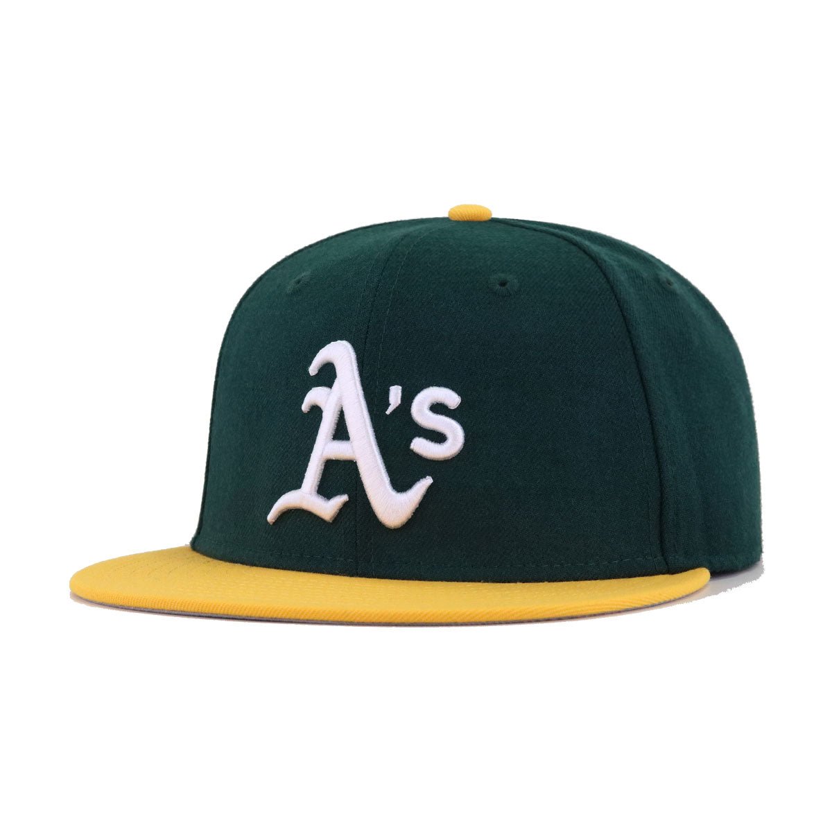 Oakland Athletics Dark Green A Gold Cooperstown AC New Era 59Fifty Fitted