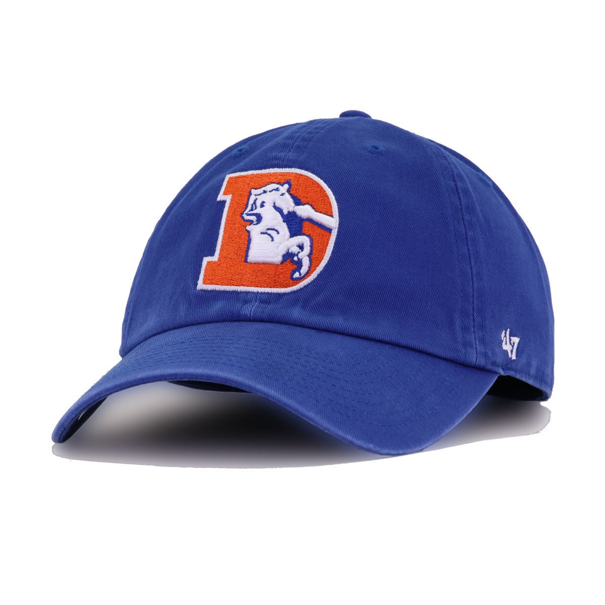 Denver Broncos Legacy Light Royal Blue 47 Brand Clean Up Dad Hat