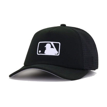 MLB Umpire Black New Era 9Forty A-Frame Soft Foam Trucker Snapback