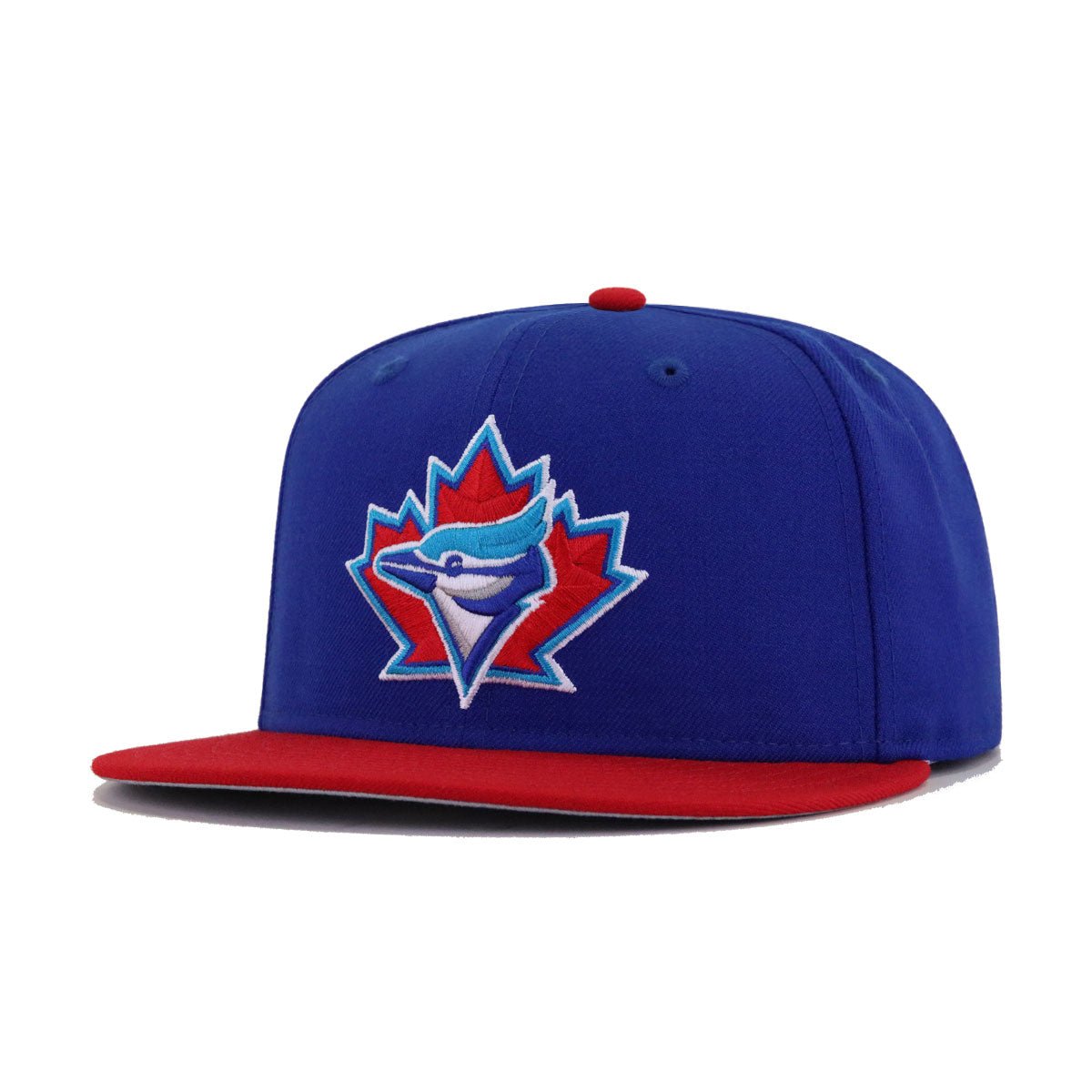 Toronto Blue Jays Light Royal Blue Scarlet 1997 Cooperstown AC New Era 59Fifty Fitted