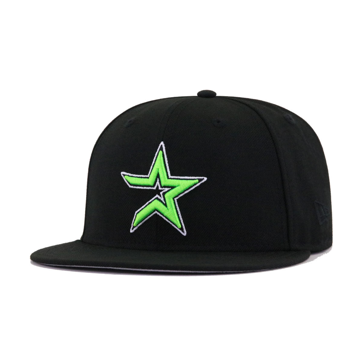 Houston Astros Black Neon Green 50th Anniversary New Era 59Fifty Fitted