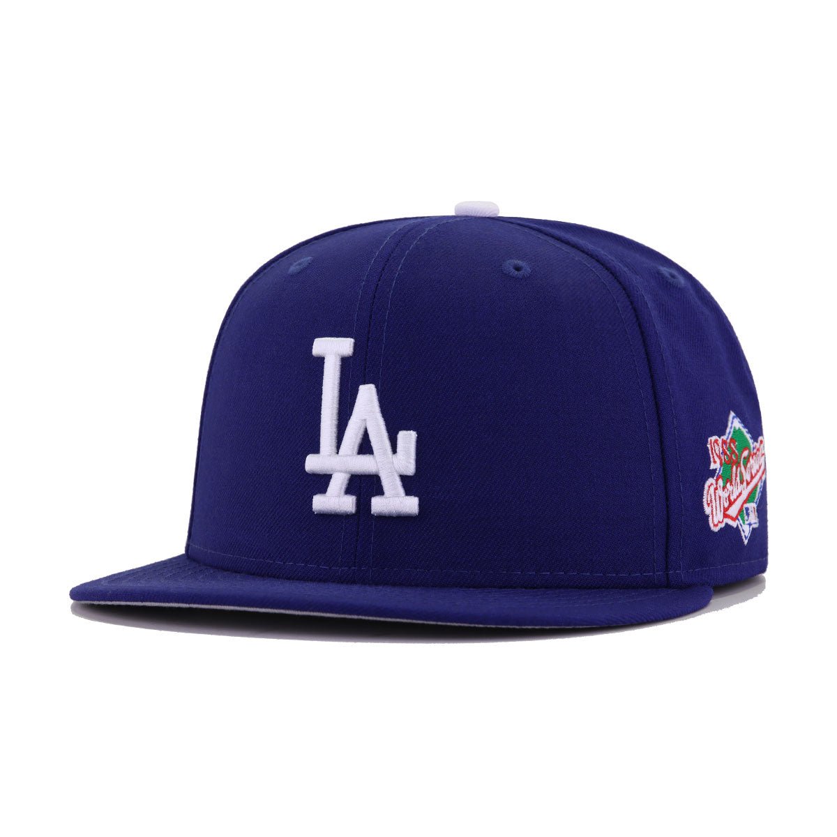 Los Angeles Dodgers Dark Royal Blue 1988 World Series Cooperstown New Era 59Fifty Fitted
