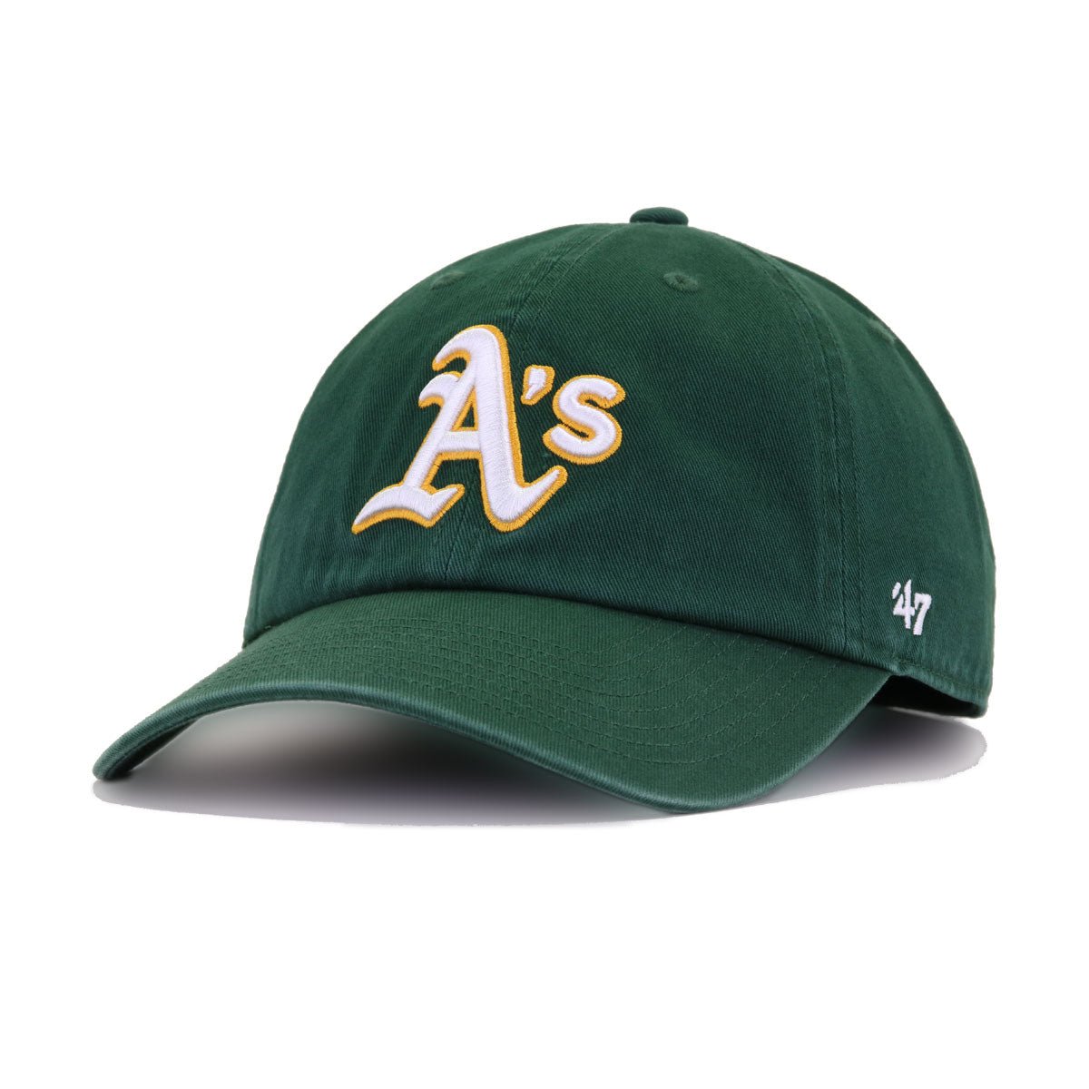 Oakland Athletics Dark Green 47 Brand Clean Up Dad Hat