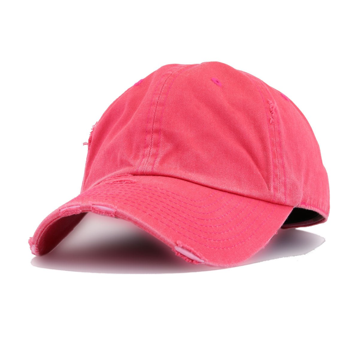 Distressed Pigmented Red KBEthos Vintage Dad Hat
