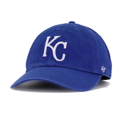Kansas City Royals Light Royal Blue 47 Brand Clean Up Dad Hat