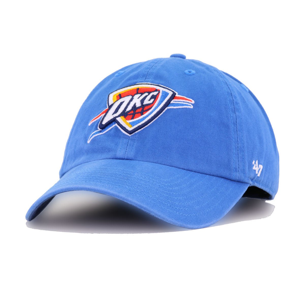 Oklahoma City Thunder Blue Azure 47 Brand Clean Up Dad Hat