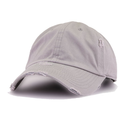 Distressed Light Grey KBEthos Vintage Dad Hat