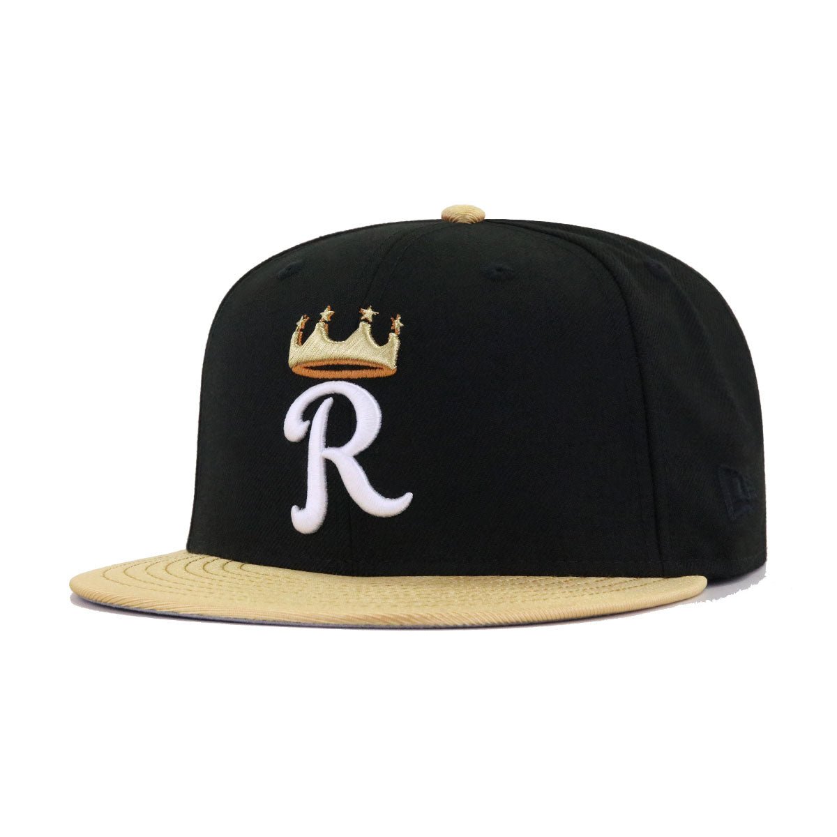 Kansas City Royals Black Metallic Gold 50th Anniversary New Era 59Fifty Fitted