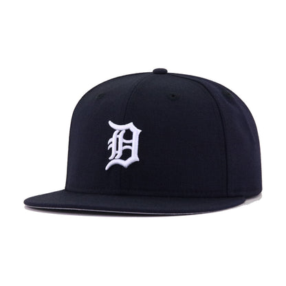 Detroit Tigers Navy Cooperstown AC New Era 59Fifty Fitted