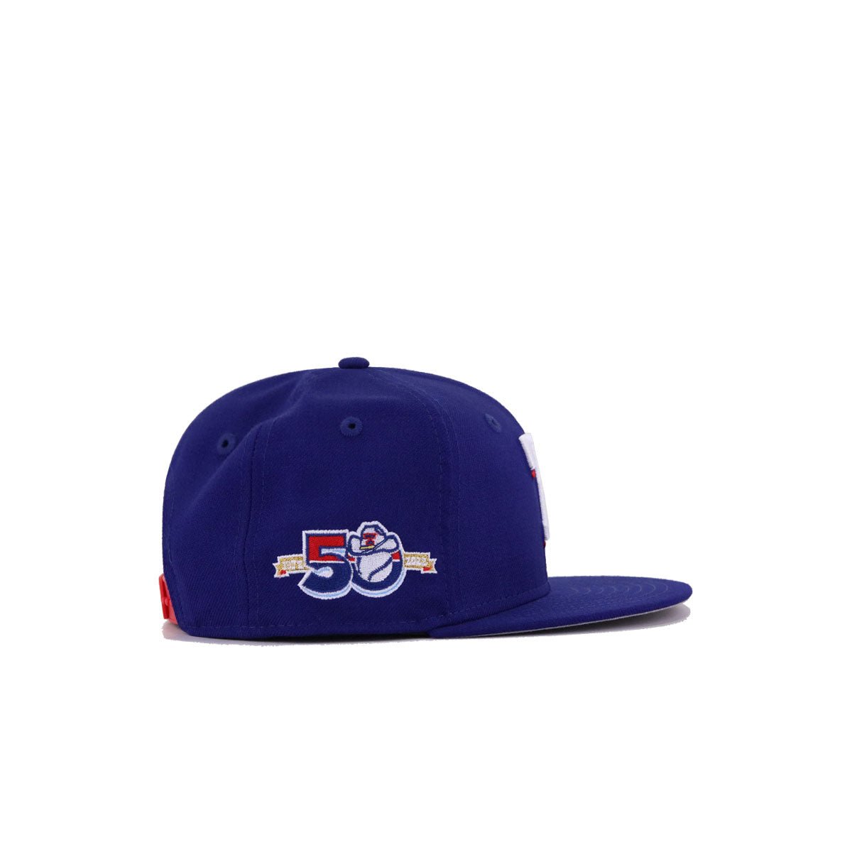 KIDS Texas Rangers Dark Royal Blue 50th Anniversary New Era K9Fifty Snapback