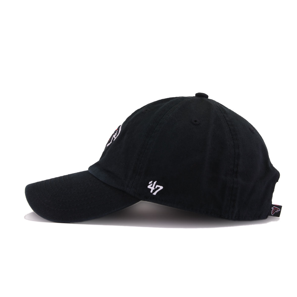Atlanta Falcons Black 47 Brand Clean Up Dad Hat
