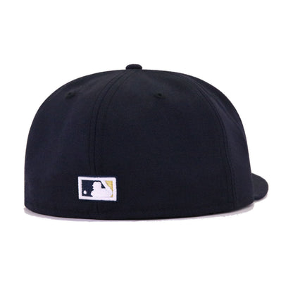 Milwaukee Brewers Navy White Cooperstown AC New Era 59Fifty Fitted