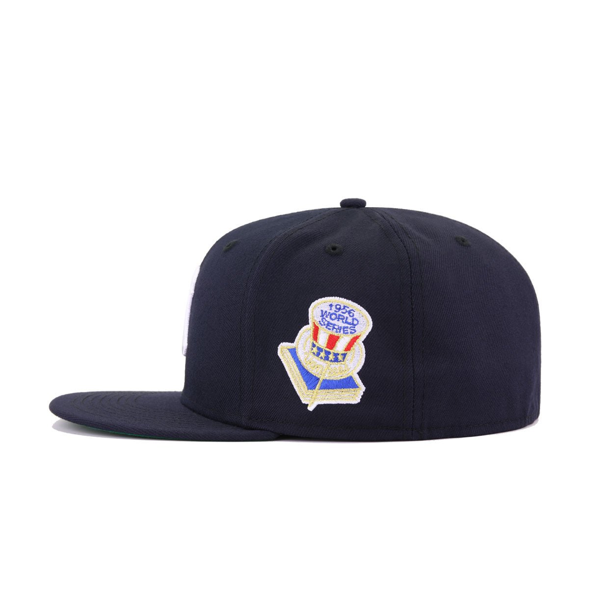New York Yankees Navy 1956 World Series Cooperstown Green Bottom New Era 59Fifty Fitted