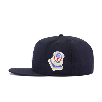 New York Yankees Navy 1956 World Series Cooperstown Green Bottom New Era 59Fifty Fitted