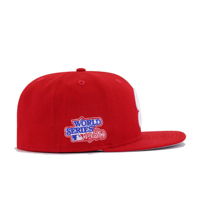 Philadelphia Phillies Scarlet 1980 World Series New Era 59Fifty Fitted