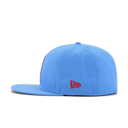 Houston Oilers Radiant Blue New Era 59Fifty Fitted