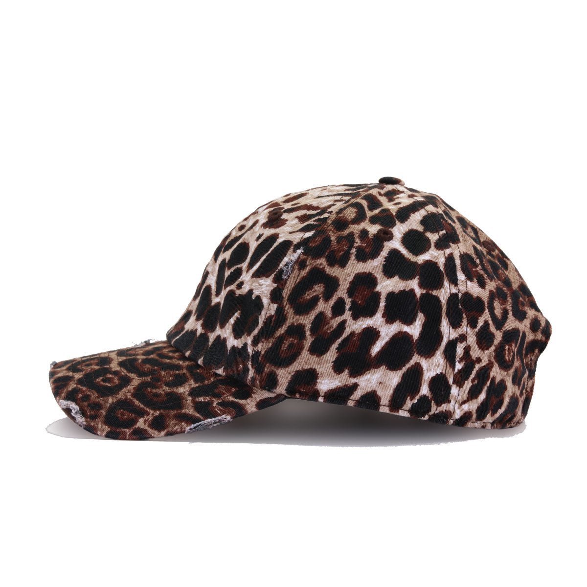 Distressed Leopard KBEthos Vintage Dad Hat