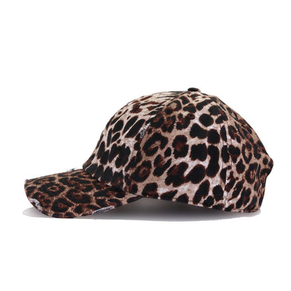 Distressed Leopard KBEthos Vintage Dad Hat