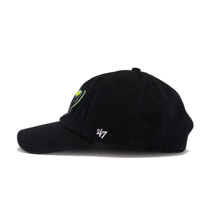 Tampa Bay Rays Black Cooperstown 47 Brand Clean Up Dad Hat