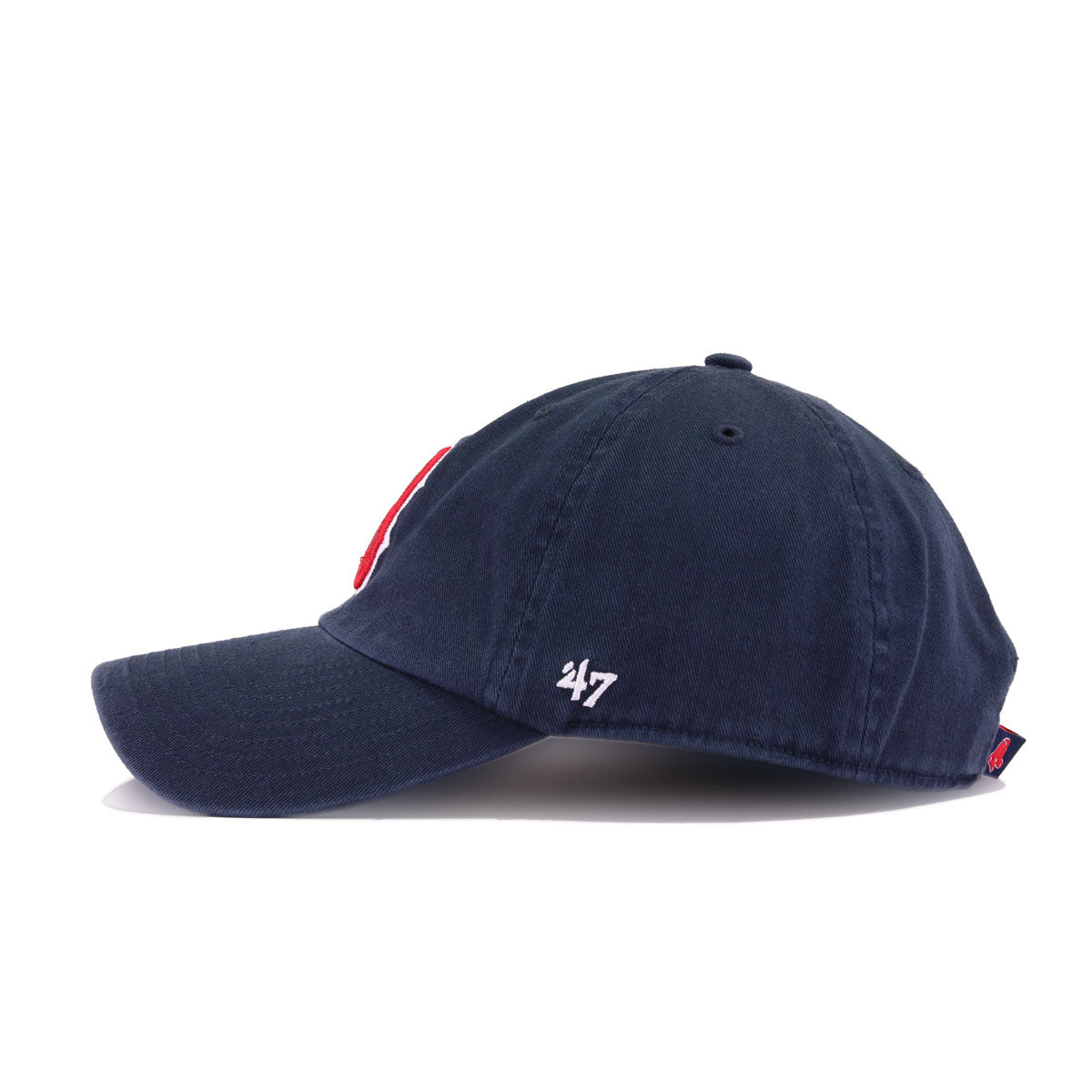 Boston Red Sox Navy 47 Brand Clean Up Dad Hat