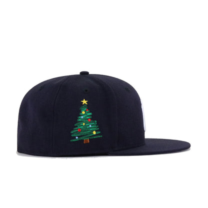 New York Yankees Navy SANTA HAT x CHRISTMAS TREE New Era 59Fifty Fitted