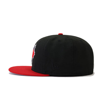 Toronto Blue Jays Black Scarlet New Era 59Fifty Fitted