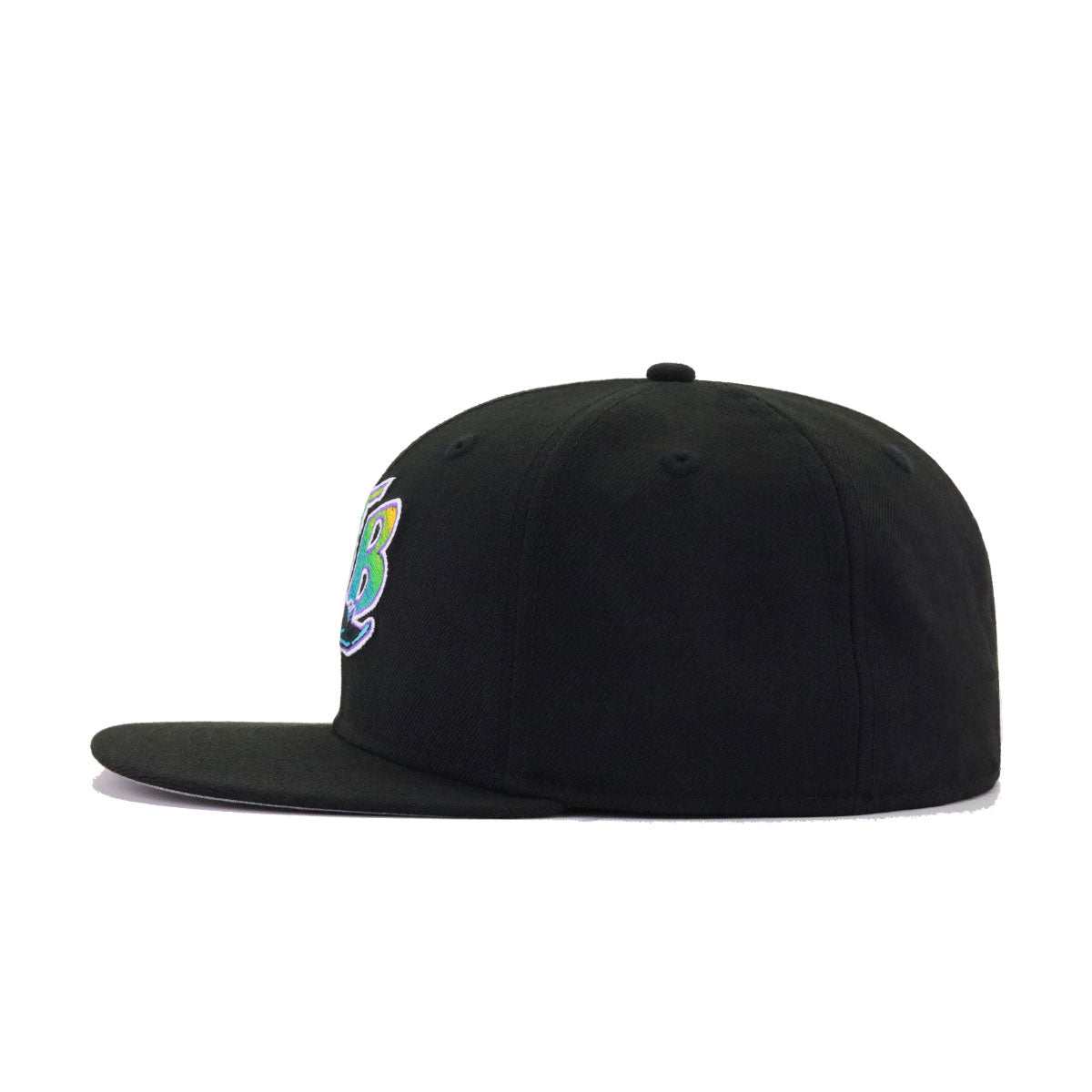 Tampa Bay Rays Black Cooperstown AC New Era 59Fifty Fitted
