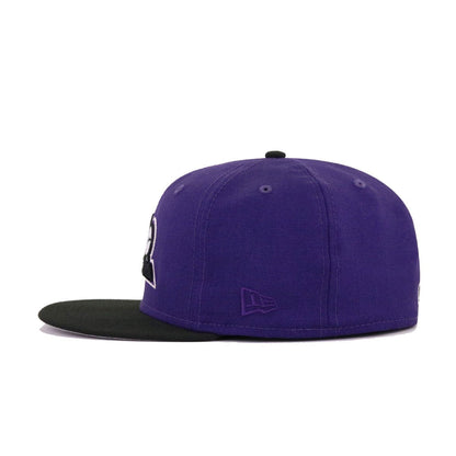 Colorado Rockies Purple Black Batting Practice New Era 59Fifty Fitted